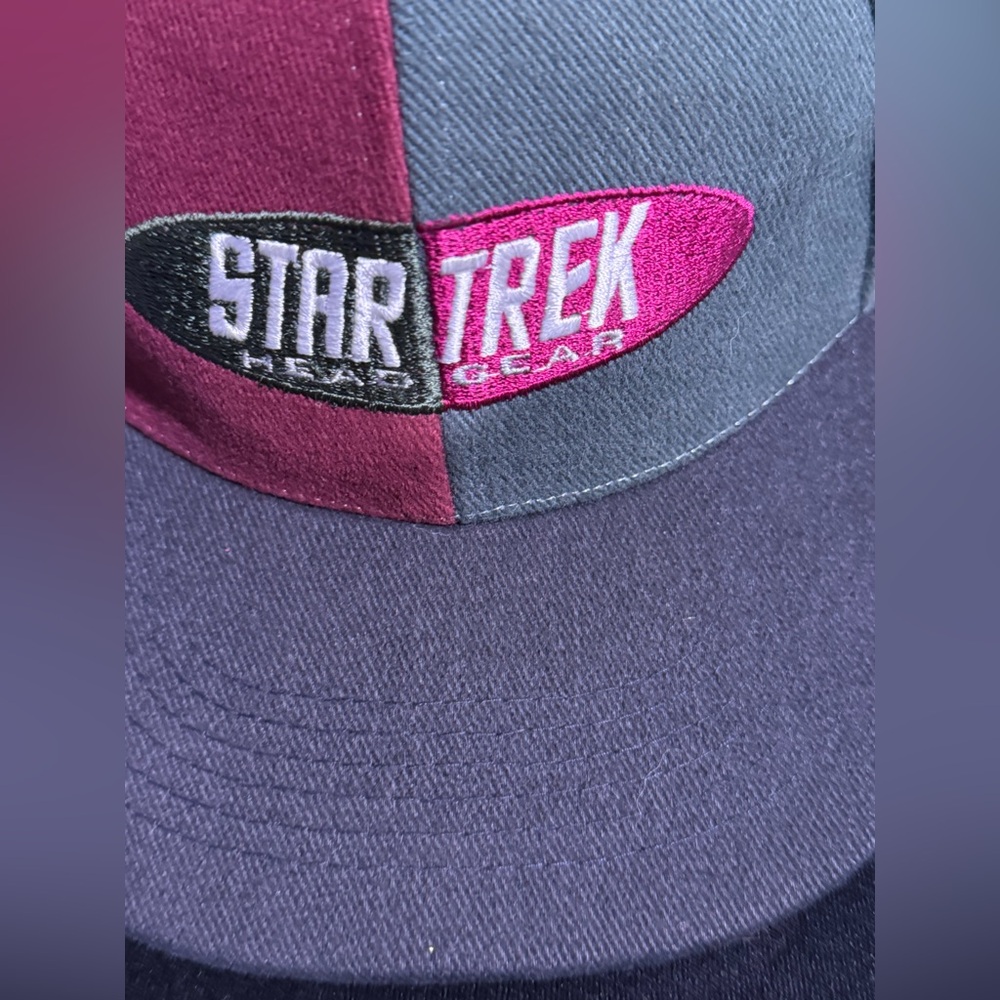 90s Star Trek Vintage Baseball Cap Head Gear - Picture 2 of 5